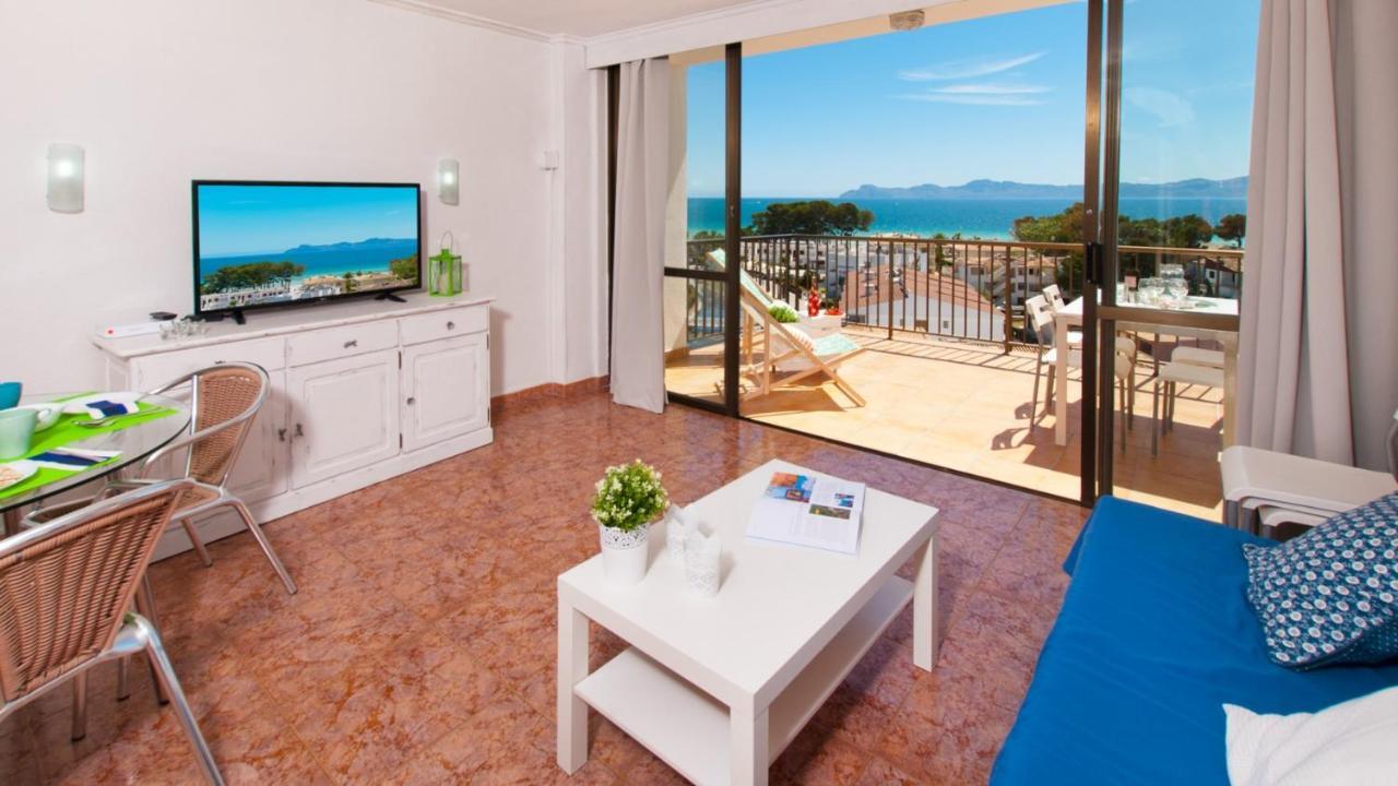 Apartment The Shell Ii, Beach Views And Pool Алькудія Екстер'єр фото