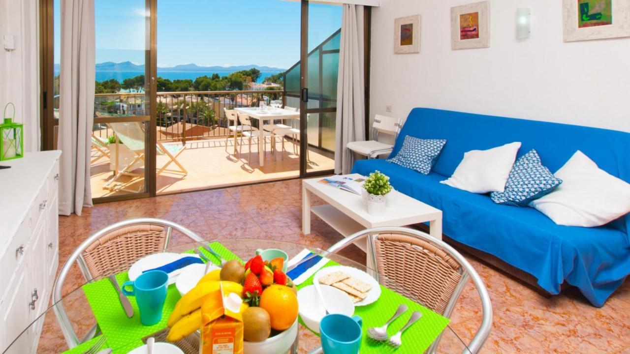 Apartment The Shell Ii, Beach Views And Pool Алькудія Екстер'єр фото